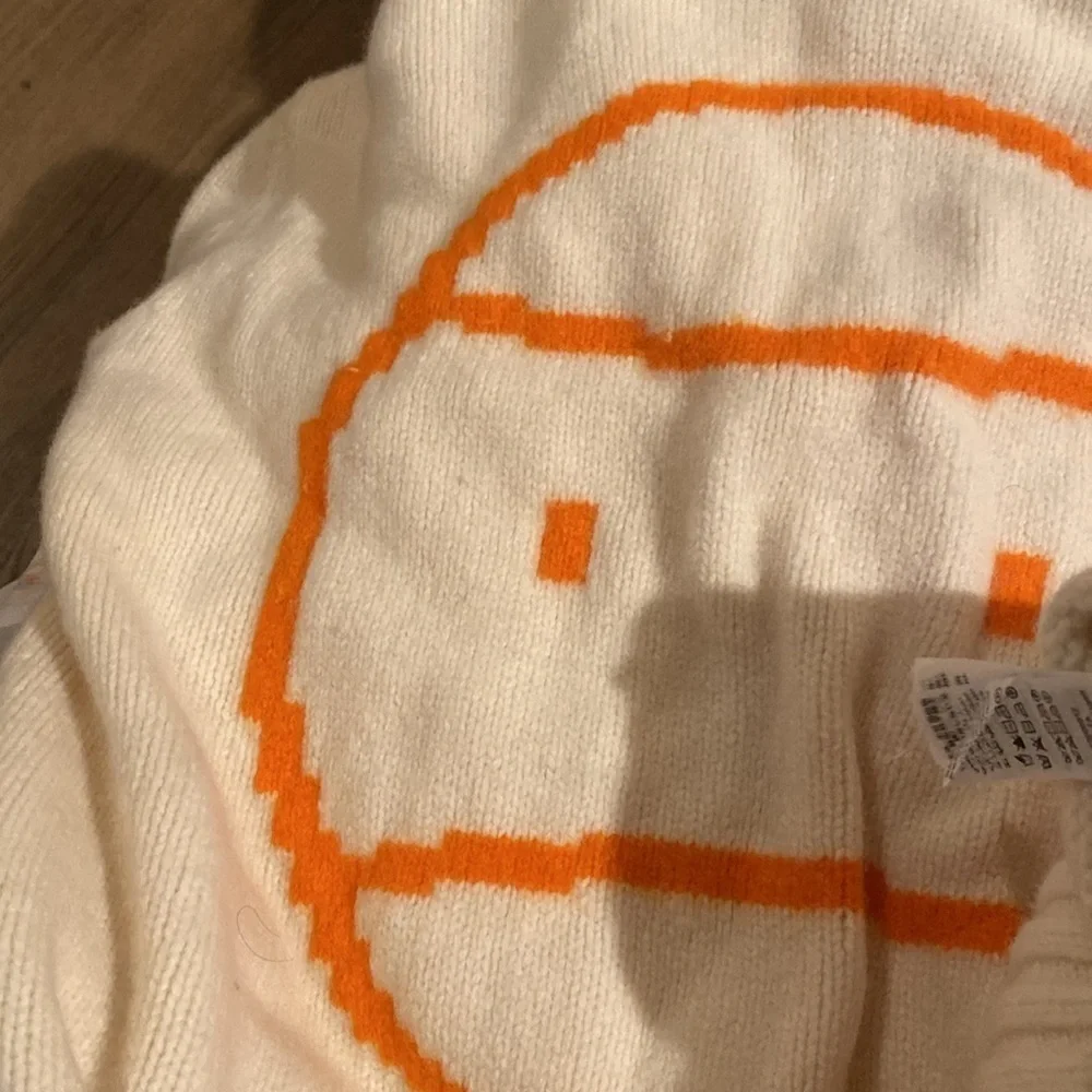 Tory Burch Sport / chunky Little Grumps pixel tennis merino wool Sweater XS